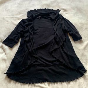 Loose Black Cardigan Express. Size:SMALL.